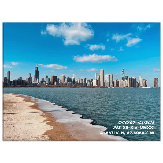 CHICAGO SKYLINE BOX CANVAS