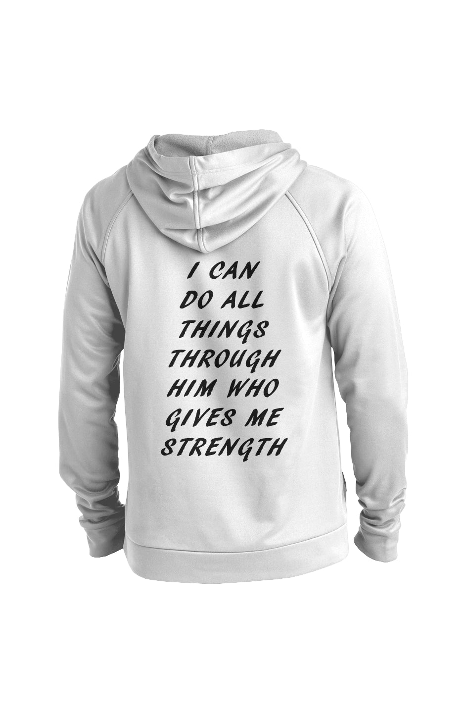 PHILIPPIANS 4:13 PERFORMANCE HOODIE
