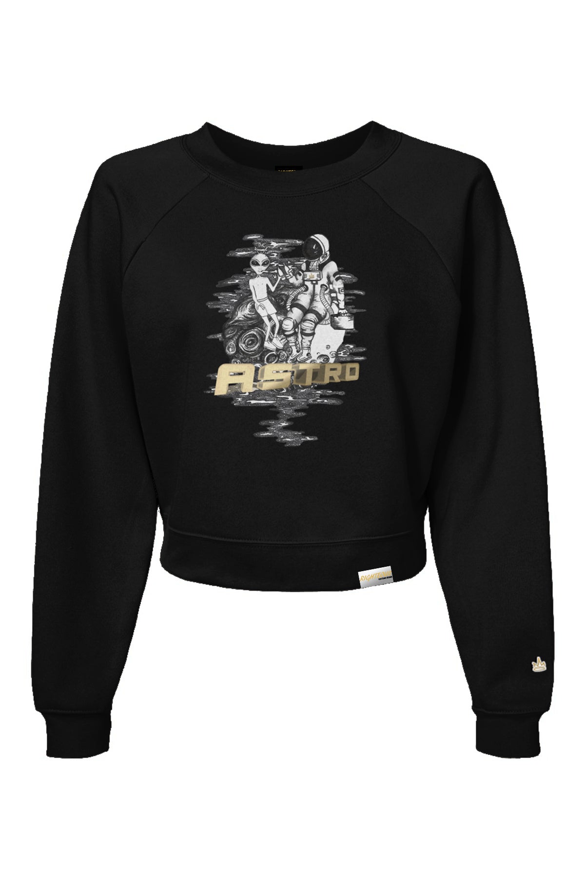 ASTRO CROP CREWNECK