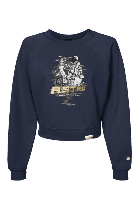 ASTRO CROP CREWNECK