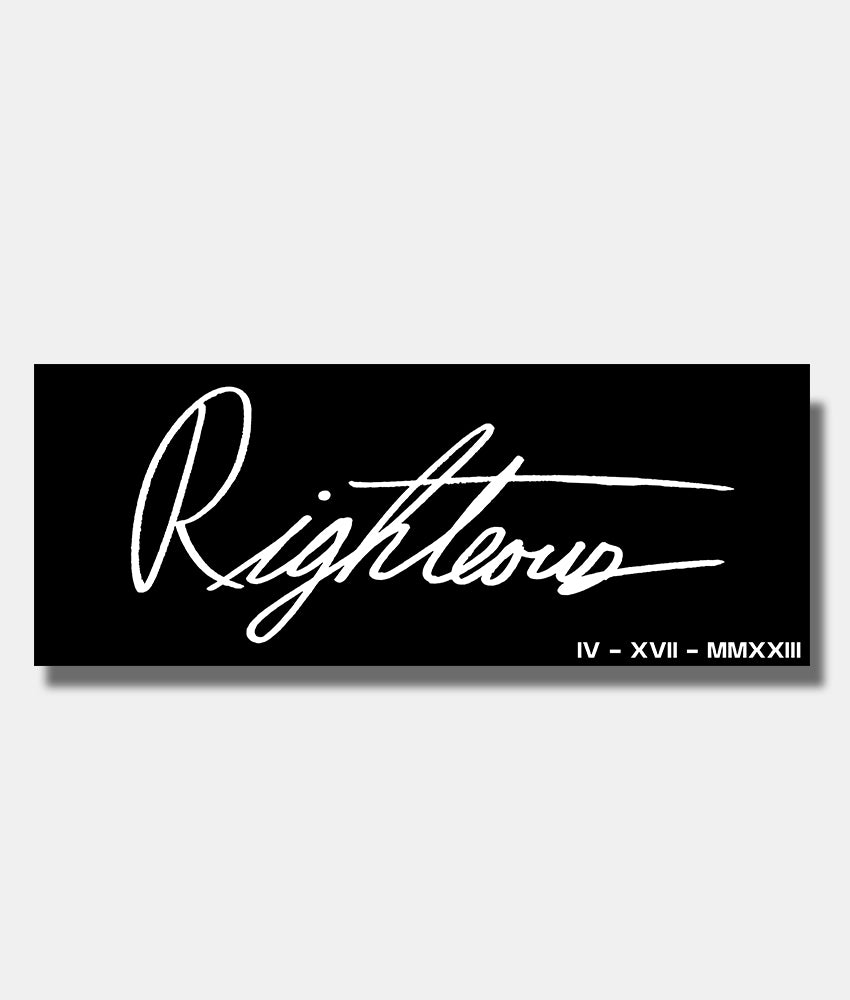 BOX SIGNATURE VINYL DECAL