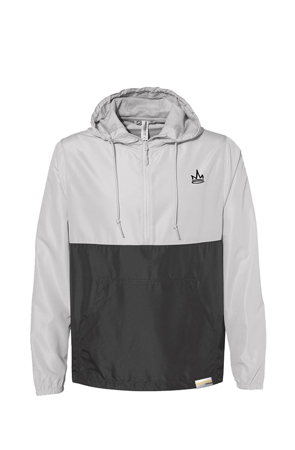 CROWNED EMBROIDERED ANORAK WINDBREAKER