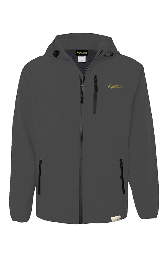 SIGNATURE EMBROIDERED POLY-TECH COAT