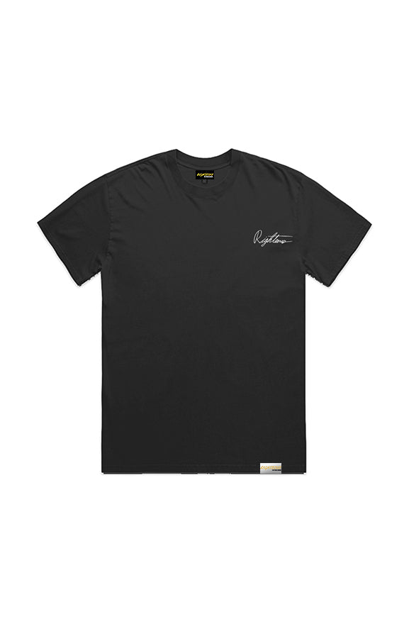 EMBROIDERED SIGNATURE OVERSIZED TEE