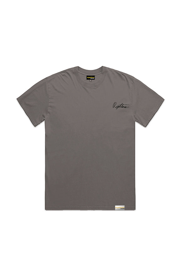 EMBROIDERED SIGNATURE OVERSIZED TEE