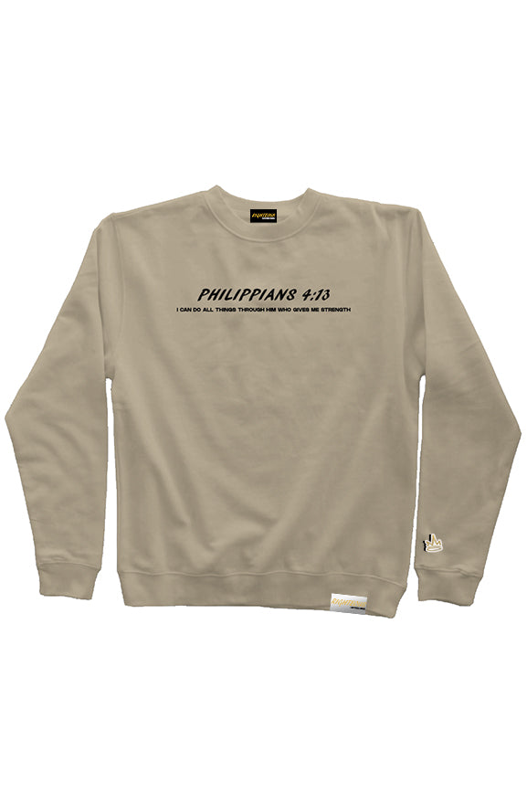 PHILIPPIANS 4:13 CREWNECK