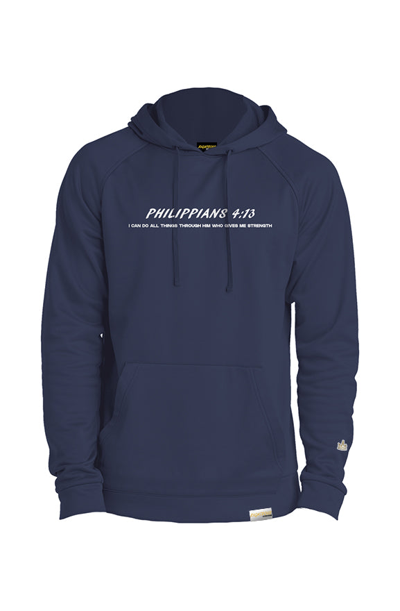 PHILIPPIANS 4:13 PERFORMANCE HOODIE