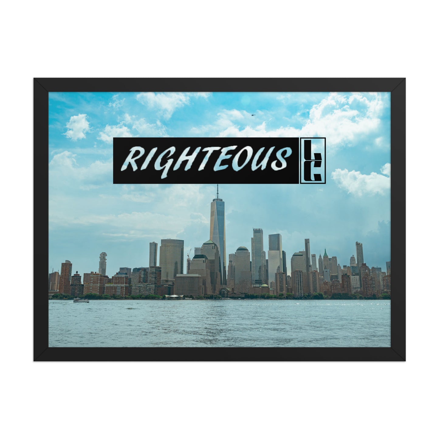 RIGHTEOUS X LC NEW YORK FRAMED POSTER