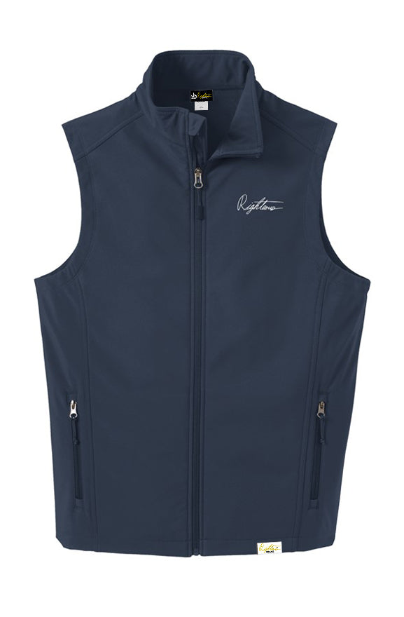 SIGNATURE EMBROIDERED SOFT SHELL VEST