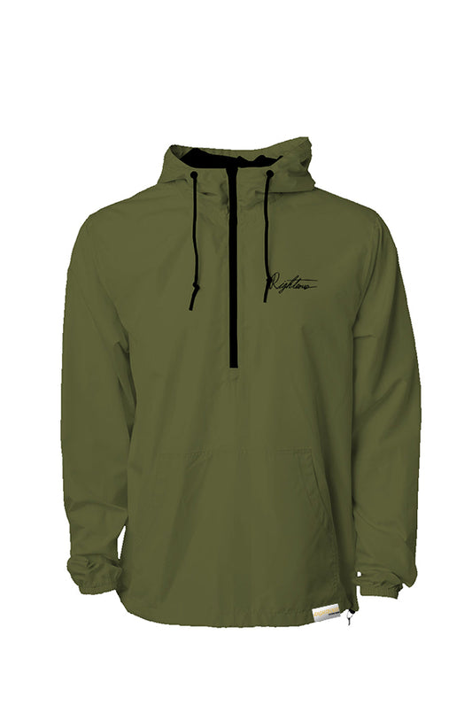 SIGNATURE EMBROIDERED ANORAK WINDBREAKER