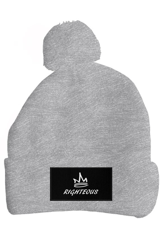 Righteous Patch Premium Pom Pom Beanie