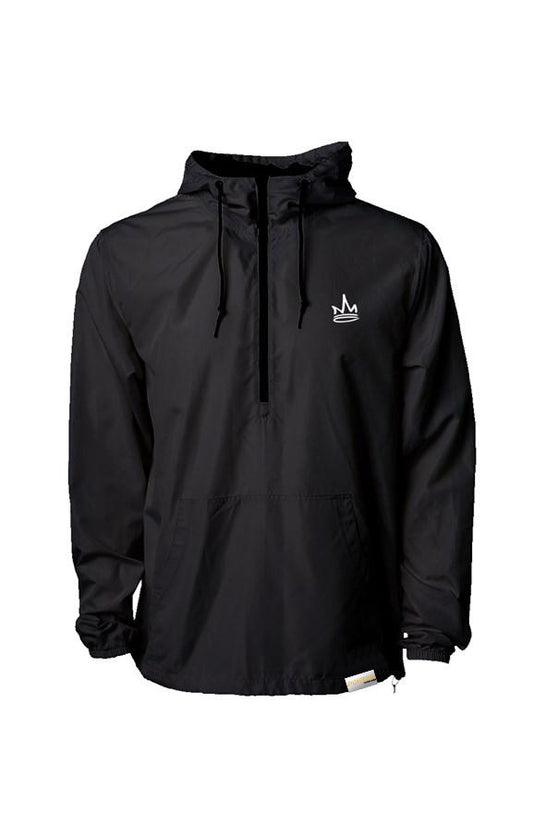 CROWNED EMBROIDERED ANORAK WINDBREAKER