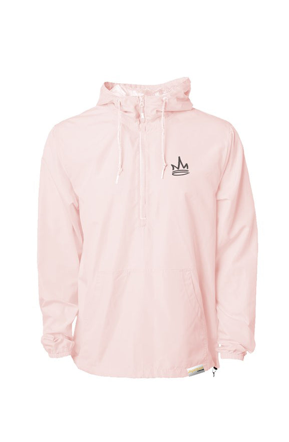 CROWNED EMBROIDERED ANORAK WINDBREAKER