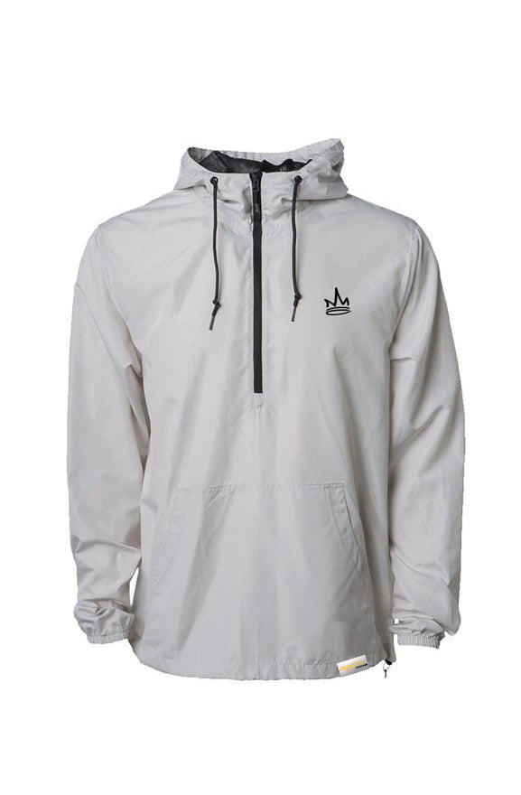CROWNED EMBROIDERED ANORAK WINDBREAKER