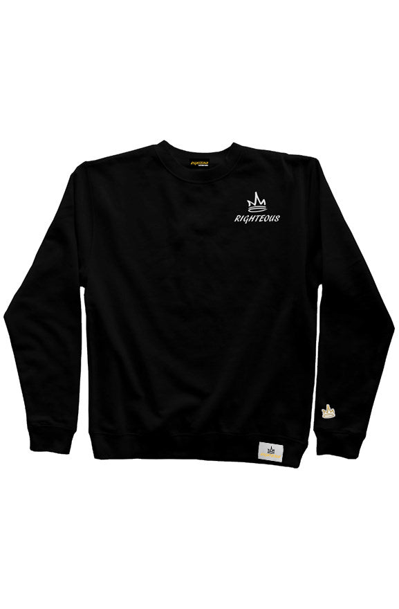 EMBROIDRED LOGO CREWNECK