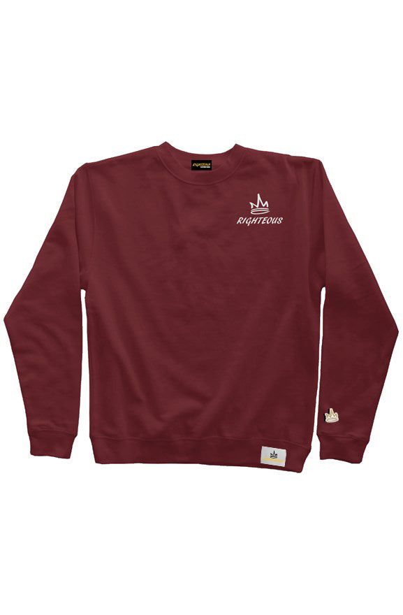 EMBROIDRED LOGO CREWNECK