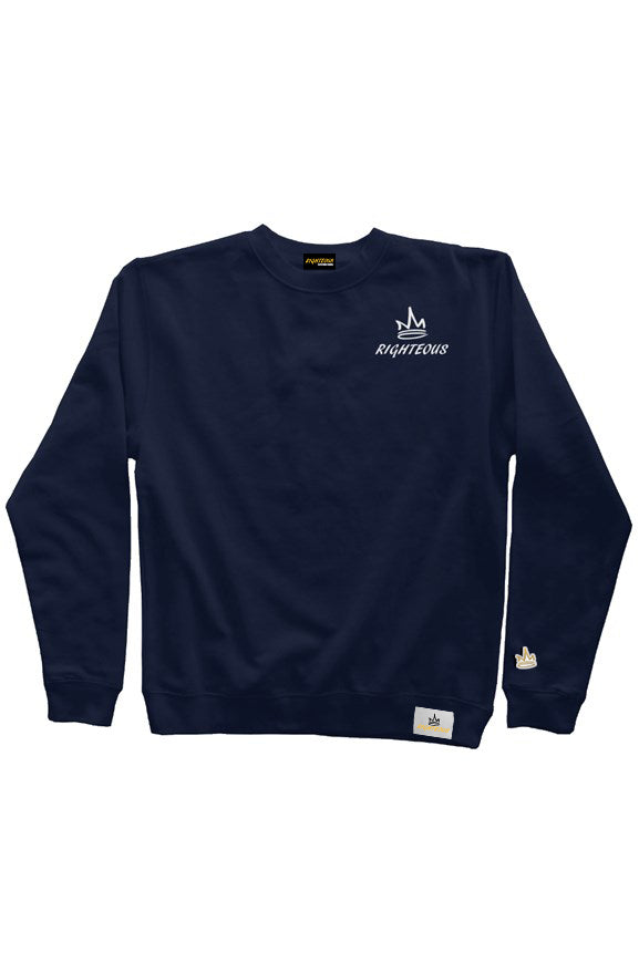 EMBROIDRED LOGO CREWNECK
