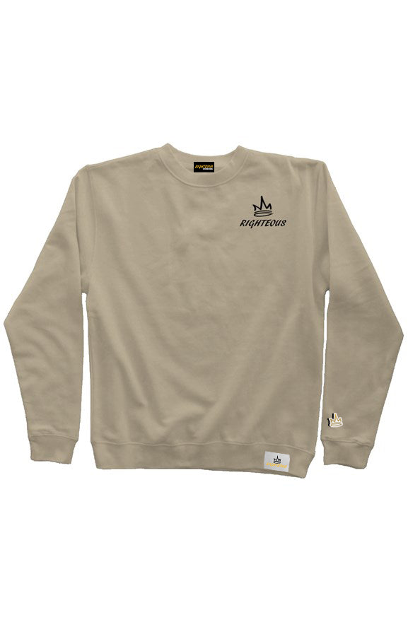 EMBROIDRED LOGO CREWNECK
