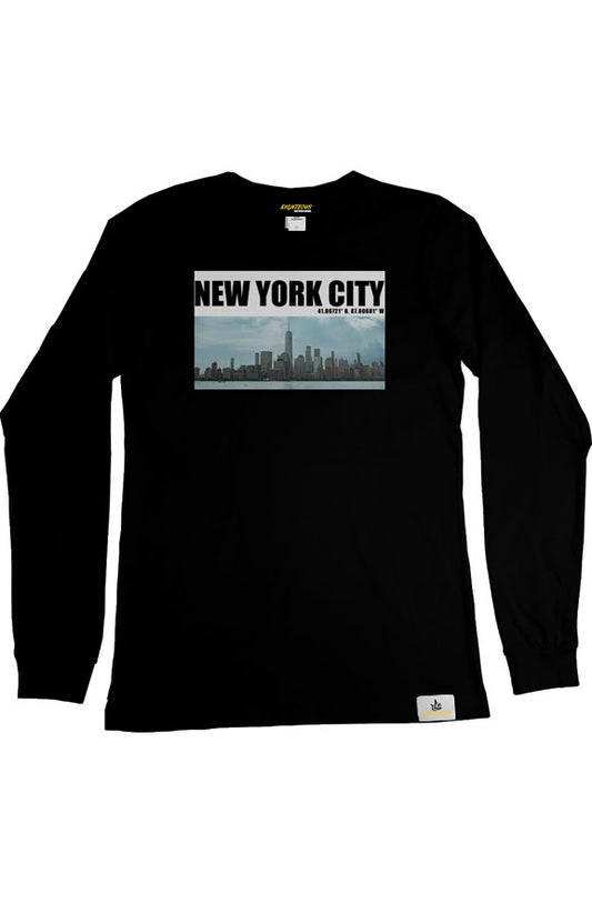 NYC SKYLINE L/S TEE