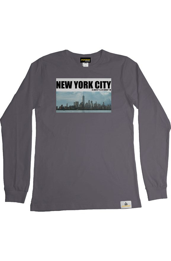 NYC SKYLINE L/S TEE