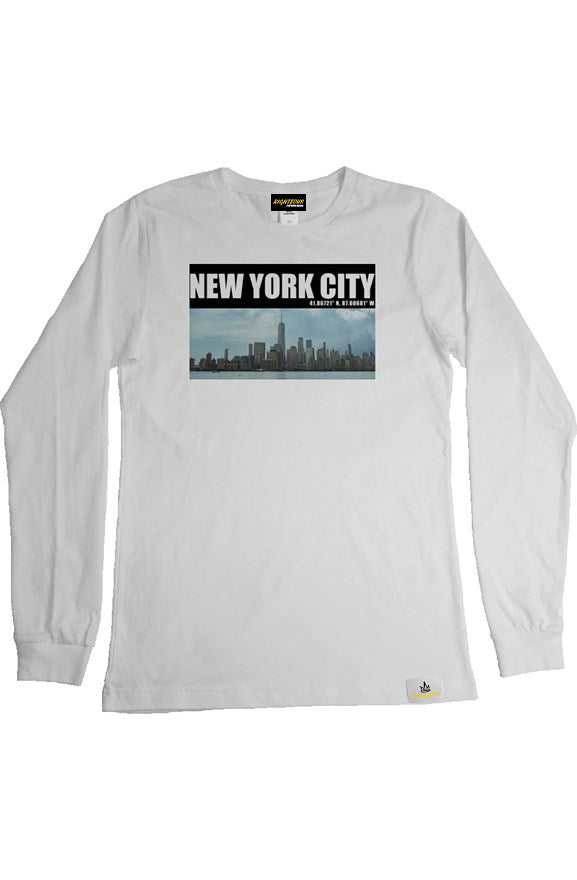 NYC SKYLINE L/S TEE