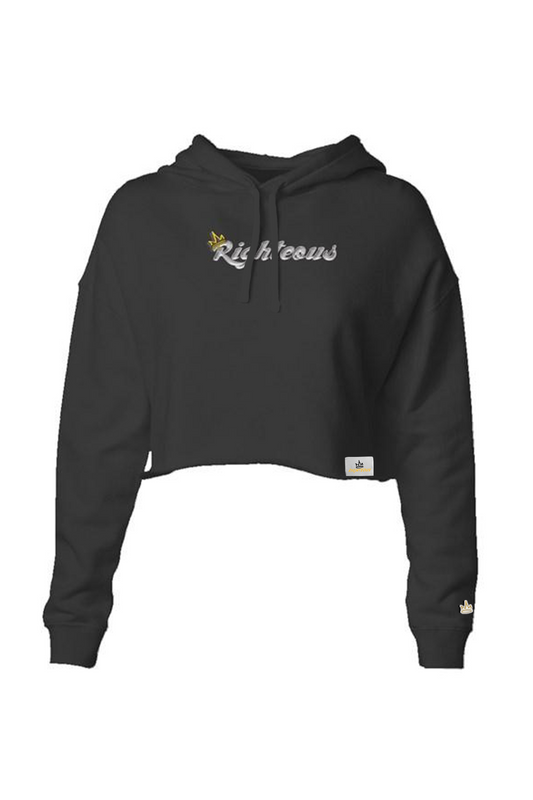 R-CROWN CROP HOODIE