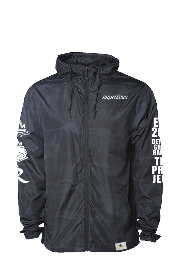 THE PROJECT BLACK CAMO WINDBREAKER