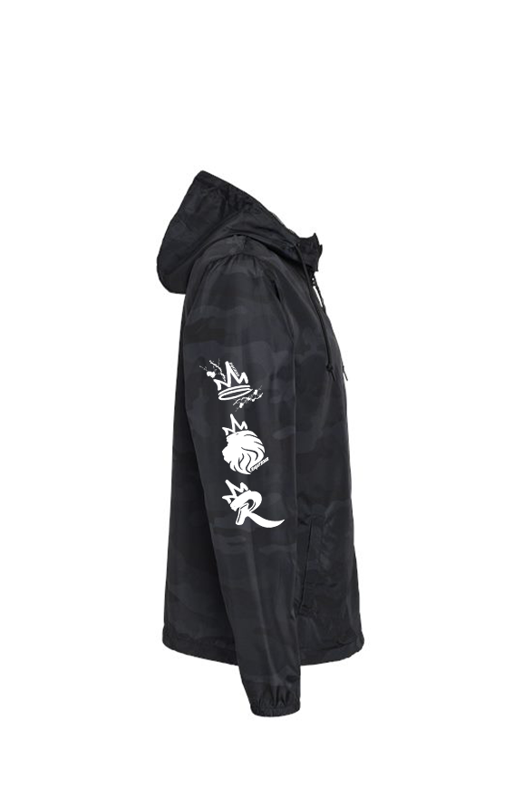 THE PROJECT BLACK CAMO WINDBREAKER