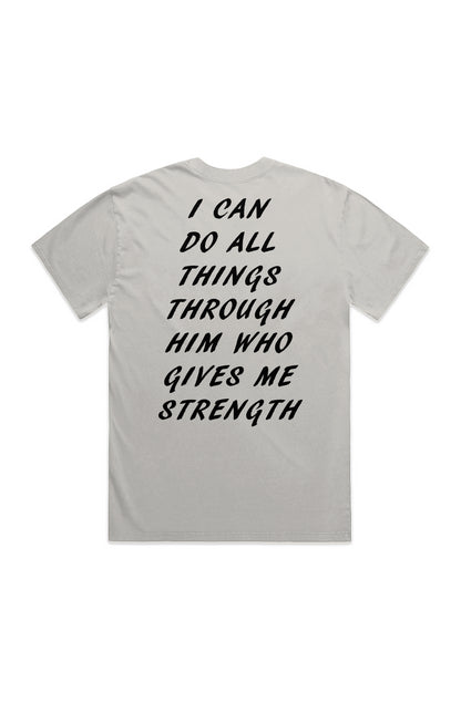 RIGHTEOUS PHILIPPIANS 4:13 PREMIUM HEAVYWEIGHT TEE