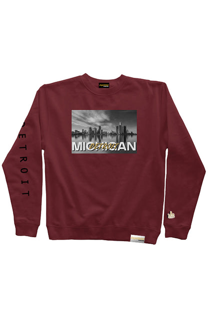 DETROIT MICHIGAN CREWNECK