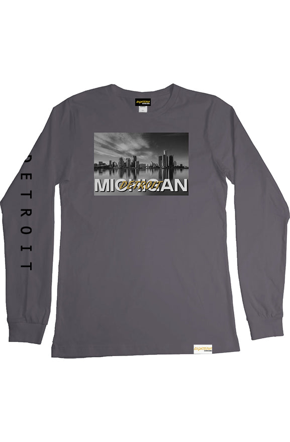 DETROIT MICHIGAN L/S TEE