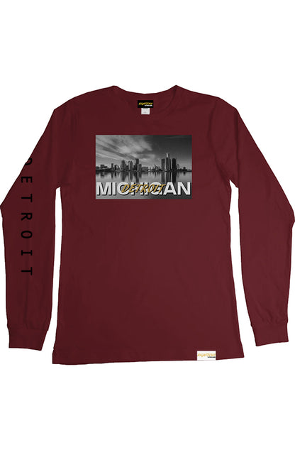 DETROIT MICHIGAN L/S TEE