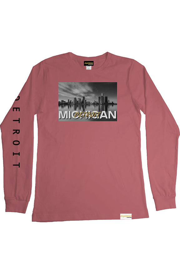 DETROIT MICHIGAN L/S TEE