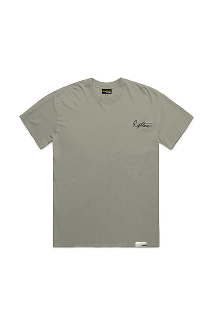 EMBROIDERED SIGNATURE OVERSIZED TEE