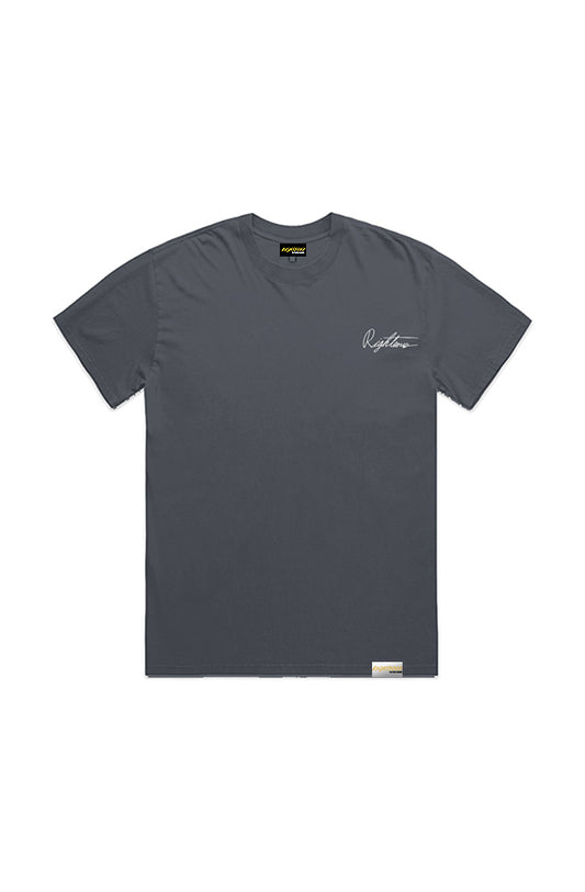 EMBROIDERED SIGNATURE OVERSIZED TEE