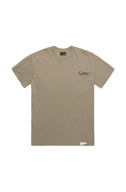 EMBROIDERED SIGNATURE OVERSIZED TEE