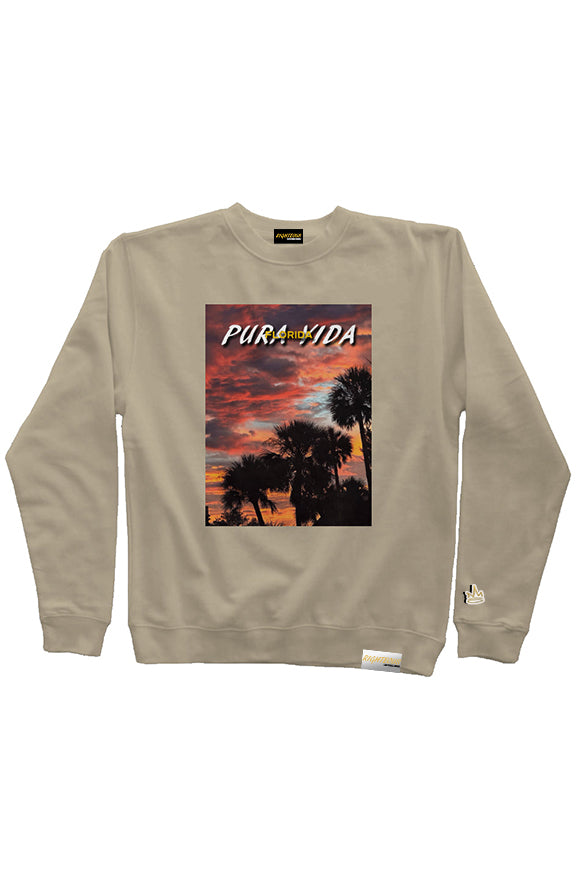 PURA VIDA FLORIDA PALMS CREWNECK