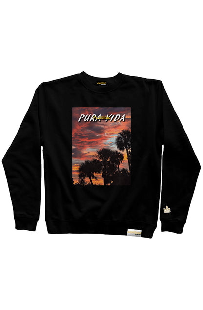 PURA VIDA FLORIDA PALMS CREWNECK