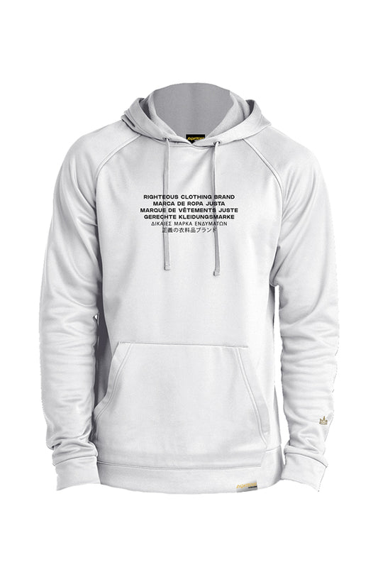 MULTILINGUAL PERFORMANCE HOODIE