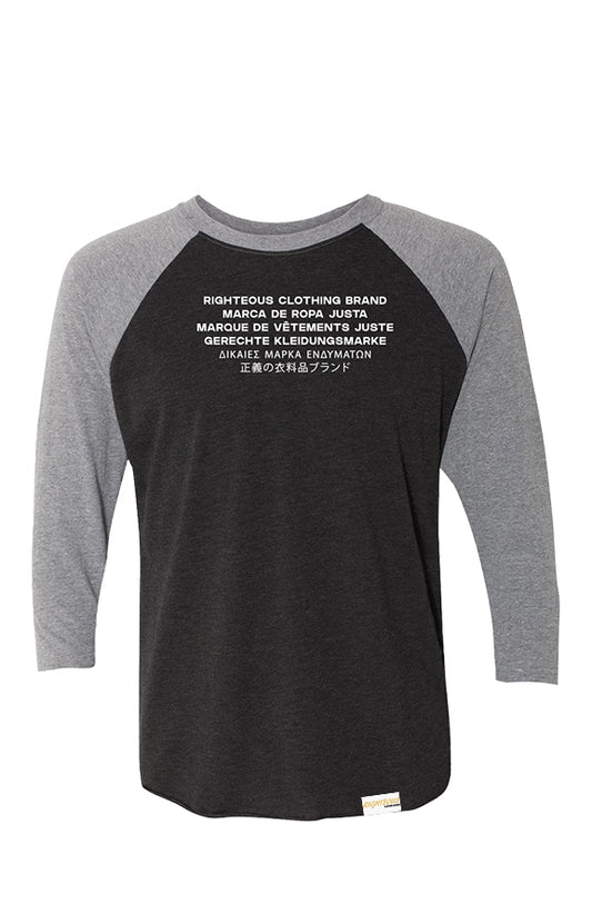 MULTILINGUAL THREE-QUARTER L/S TEE