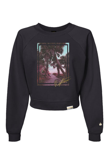 PARADISE ESCAPE CROP CREWNECK