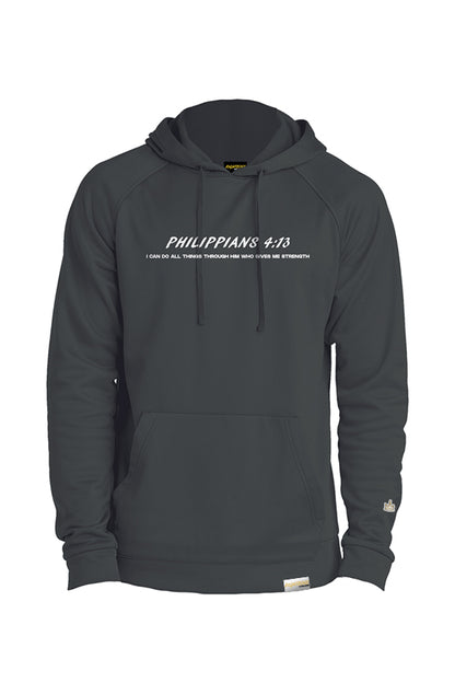 PHILIPPIANS 4:13 PERFORMANCE HOODIE