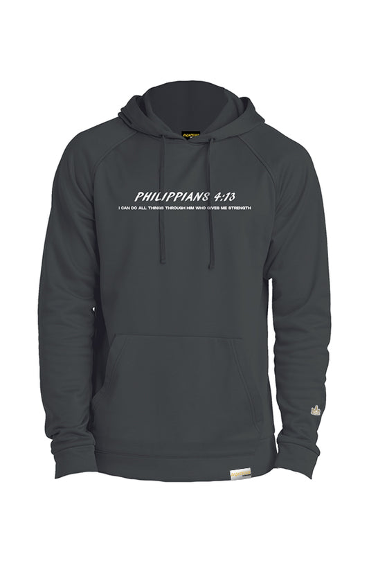 PHILIPPIANS 4:13 PERFORMANCE HOODIE