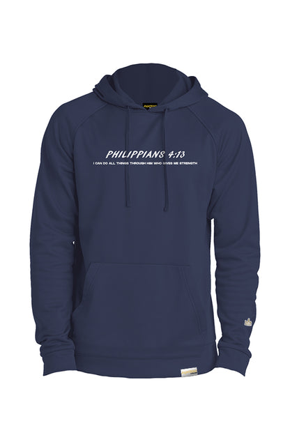 PHILIPPIANS 4:13 PERFORMANCE HOODIE