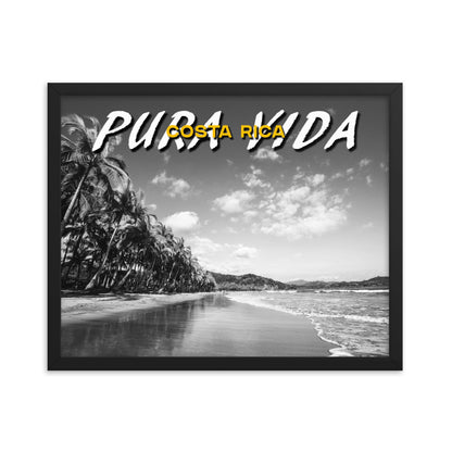 PURA VIDA SAMARA FRAMED POSTER