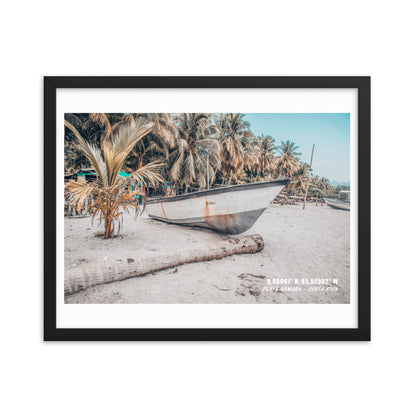 SAMARA BEACH BOHO FRAMED POSTER