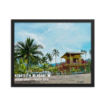 BEACH VIBE FRAMED POSTER