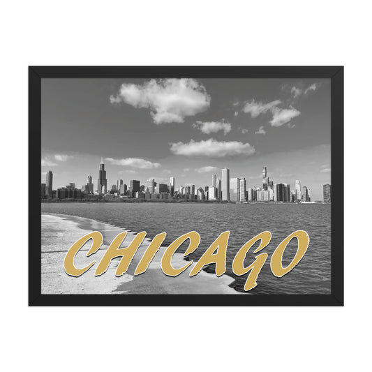 CHICAGO FRAMED POSTER