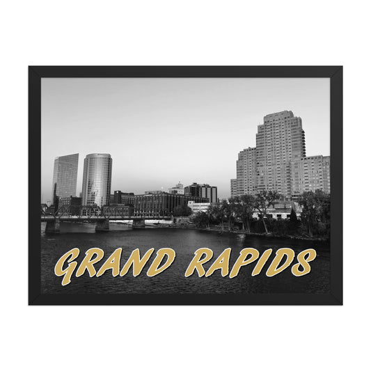 GRAND RAPIDS FRAMED POSTER