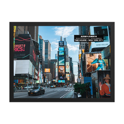 TIME SQUARE FRAMED POSTER